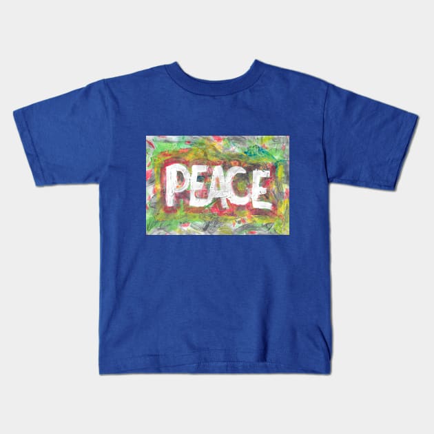 Peace - 2 Kids T-Shirt by walter festuccia